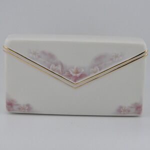Ardleigh Elliott Music Box Lena Liu Love Notes White Pink Excellent Floral A1265